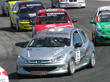 For Flemming Schantz blev andet løb, og specielt efterspillet, lidt af et mareridt. (Foto: Motorsporten.dk)